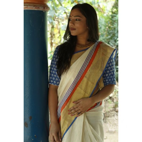 KERALA KASAVU - POO THUMBI - INDIGO