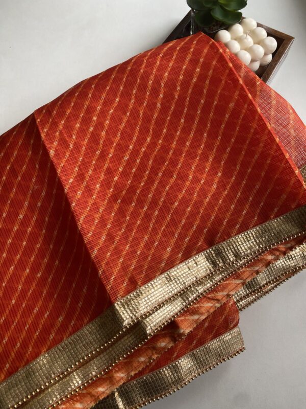 DUPATTA - KOTA LEHRIYA- ORANGE