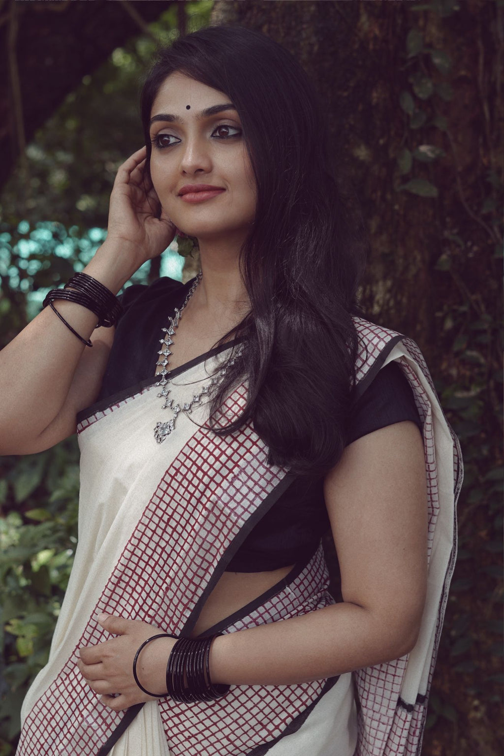 KERALA KASAVU - CHINGARI - SILVER KATTAM