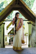KERALA KASAVU - CHINGARI - FLORAL