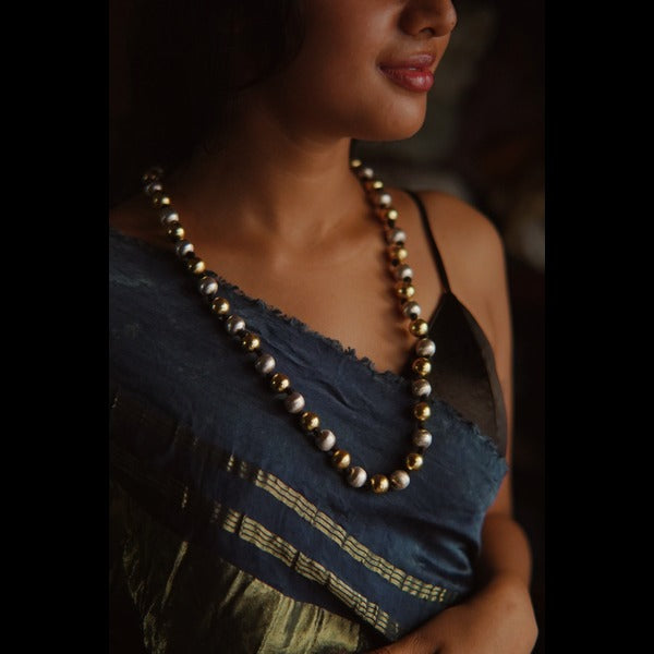 NECKLACE SET - GS - DUAL TONE