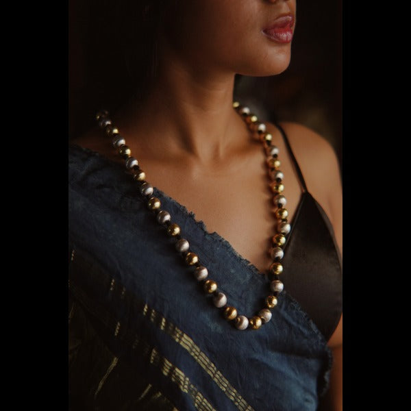NECKLACE SET - GS - DUAL TONE