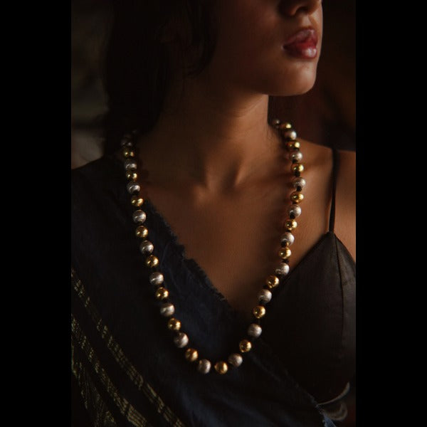 NECKLACE SET - GS - DUAL TONE