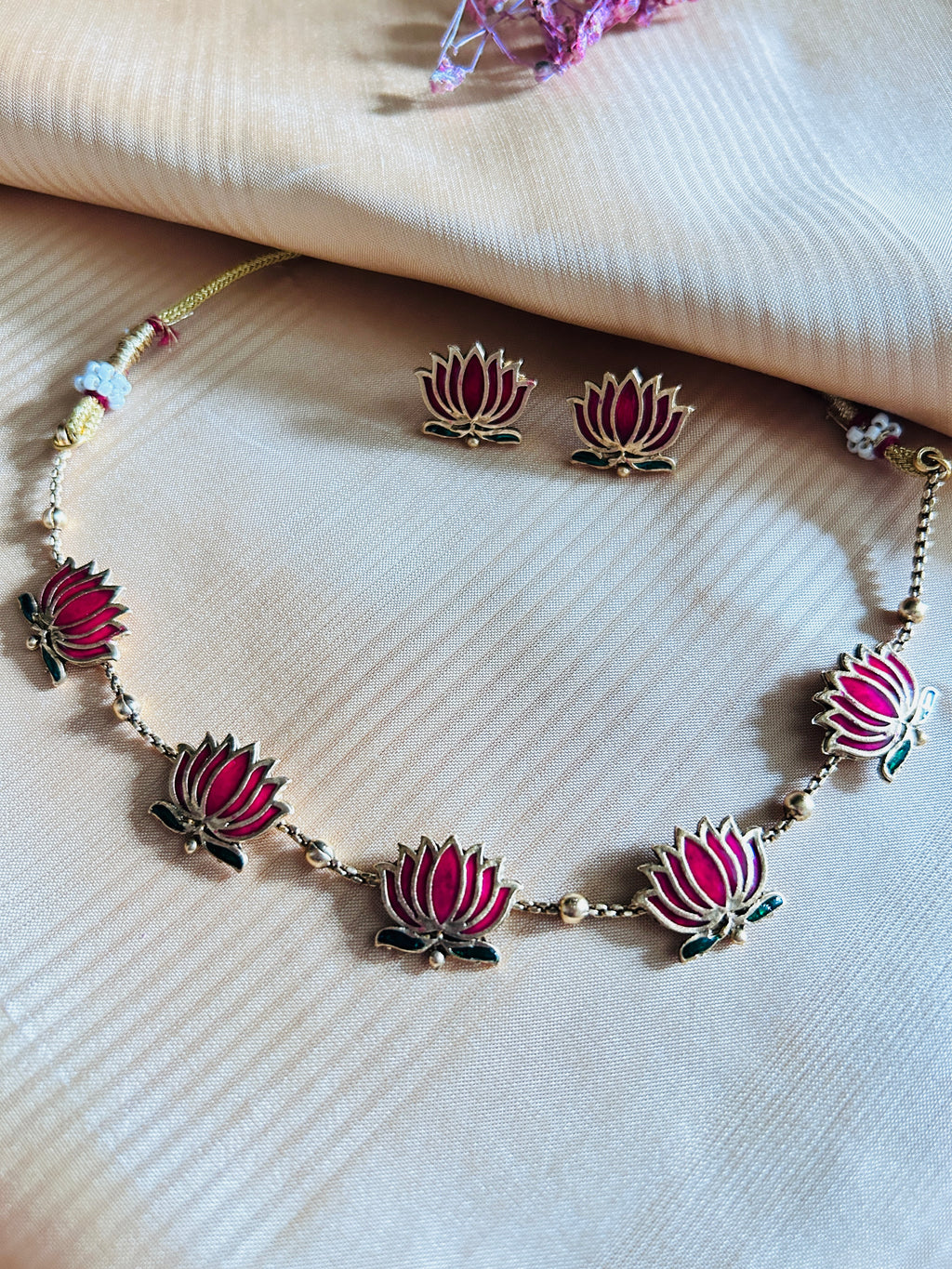 NECKLACE SET - THAMAARA - LOTUS
