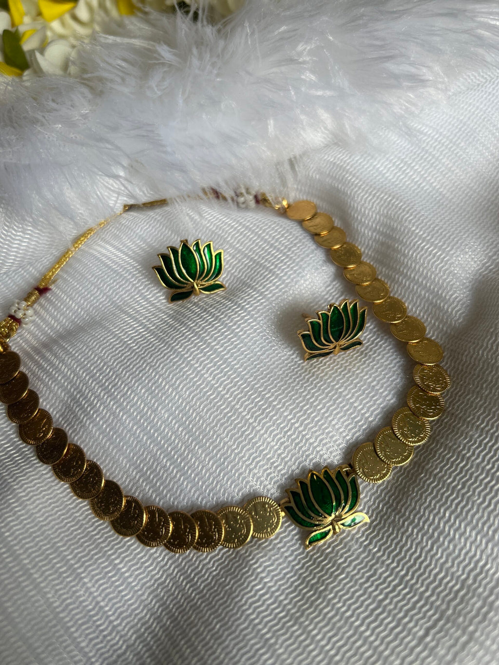 PONNUSE – NECKLACE SET – THAMAARA GREEN