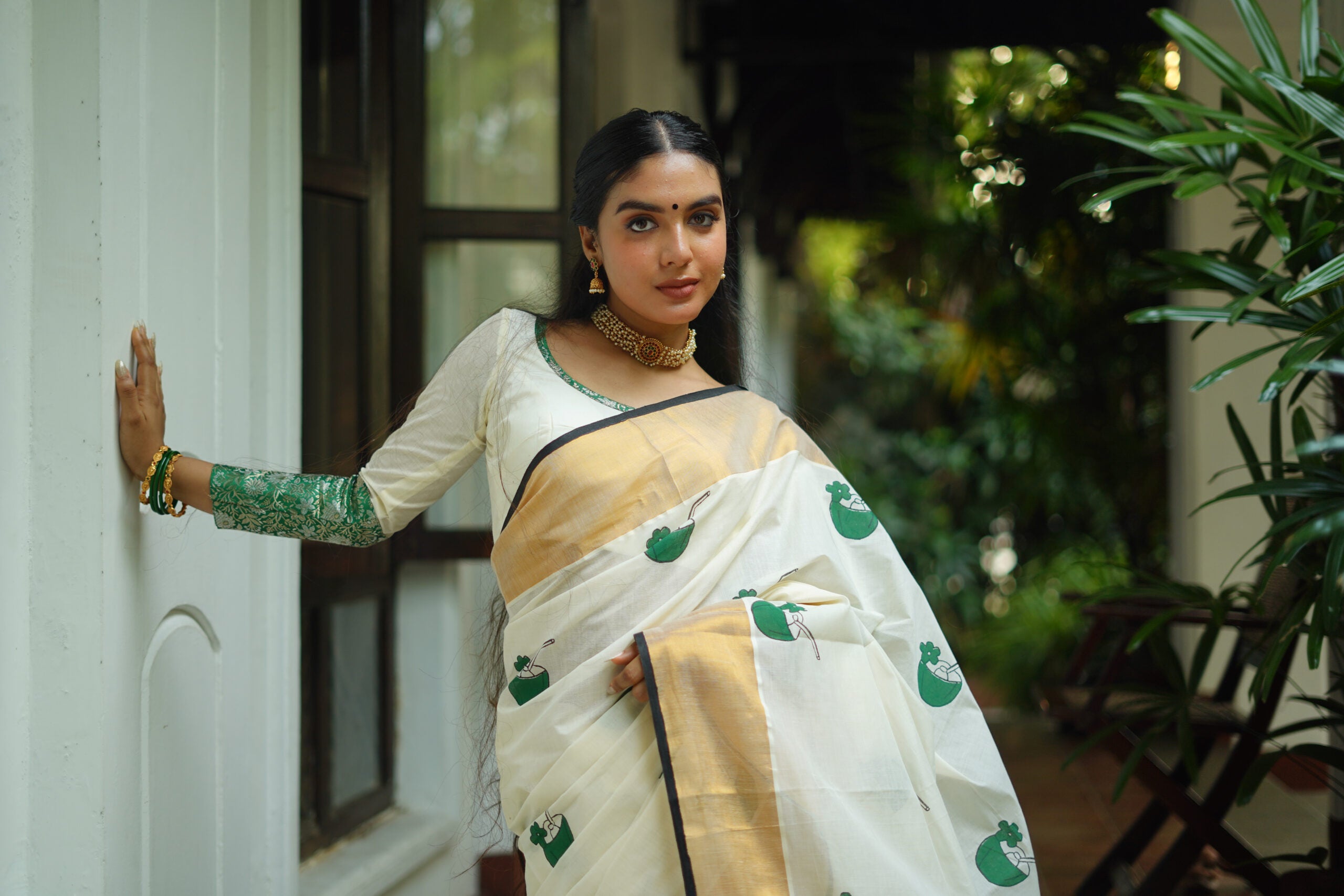 KERALA SAREE - KARIKKU - TENDER COCONUT