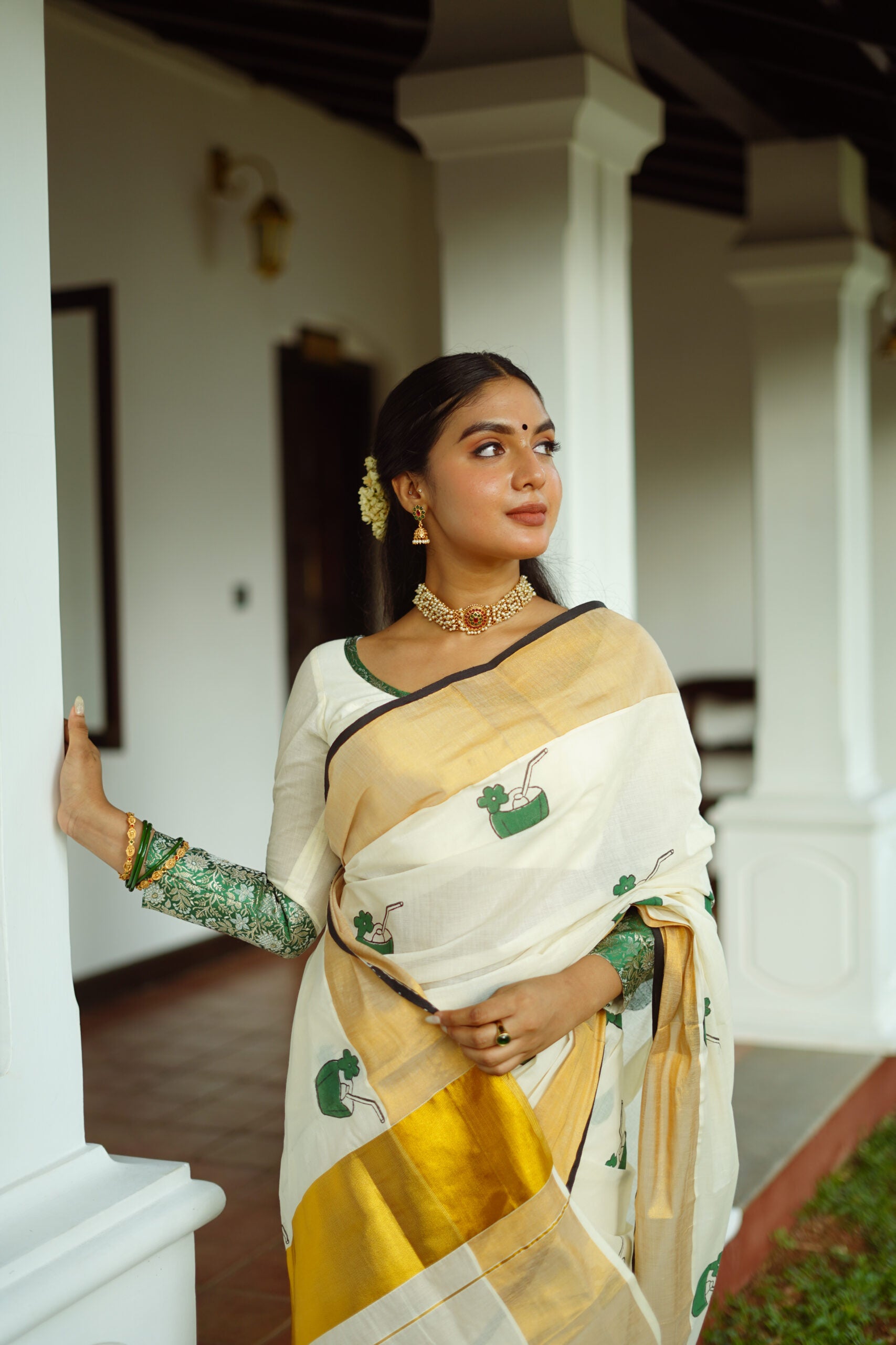 KERALA SAREE - KARIKKU - TENDER COCONUT
