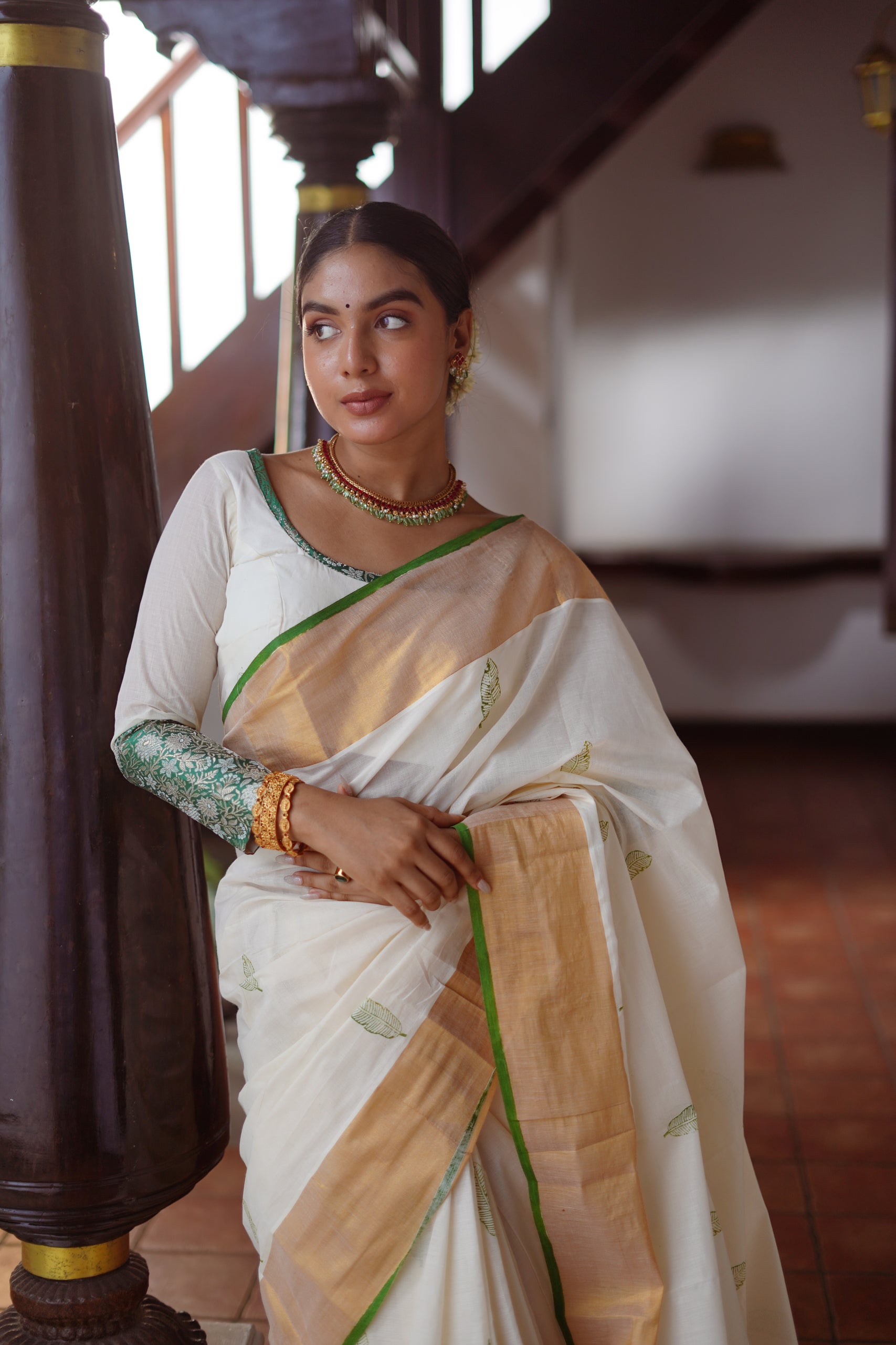 KERALA SAREE -VAZHAYILA - PLAINTAIN LEAF