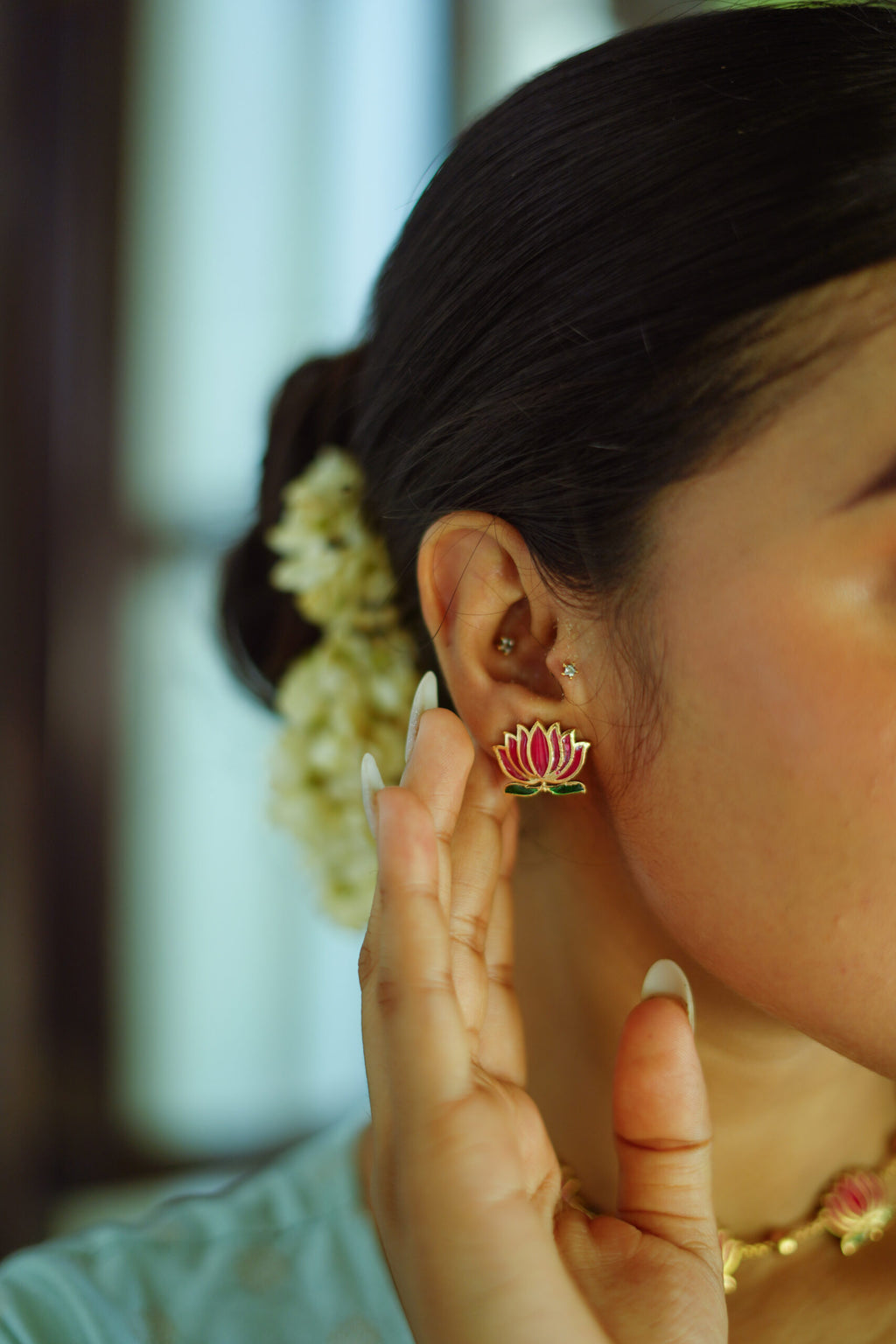 NECKLACE SET - THAMAARA - LOTUS