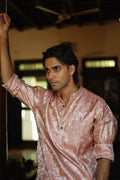 SHORT KURTA BENARAS BROCADE