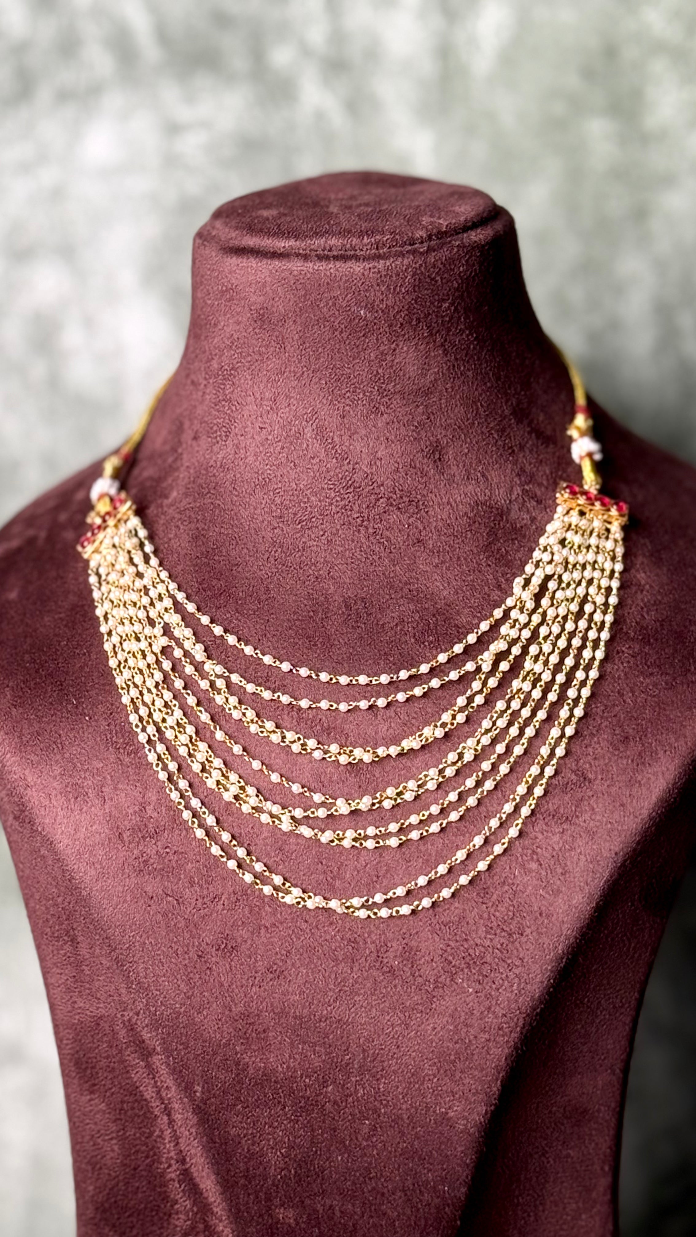 NECKLACE SET - PEARL LAYERS