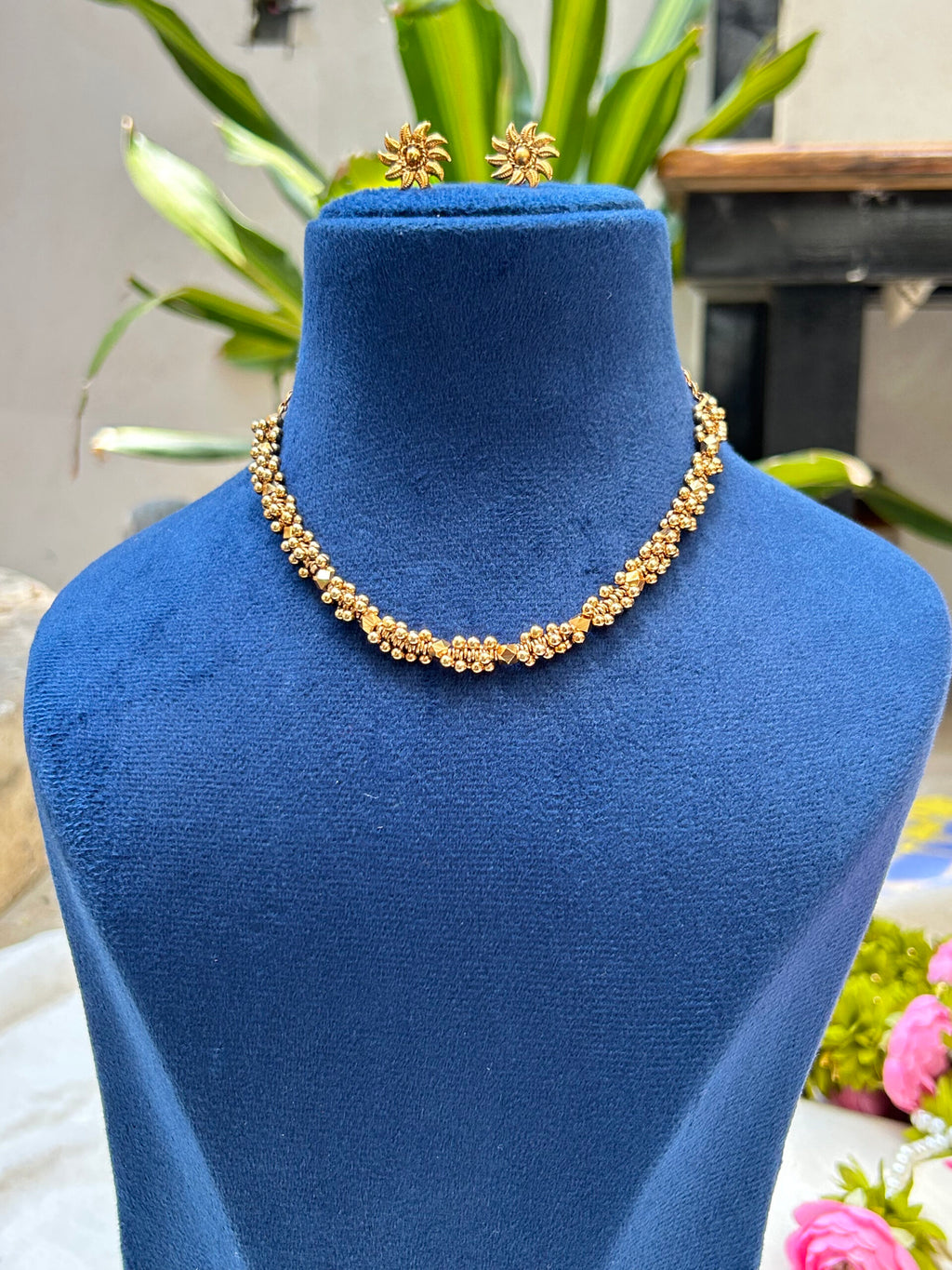 NECKLACE SET - PEPPER GOLD