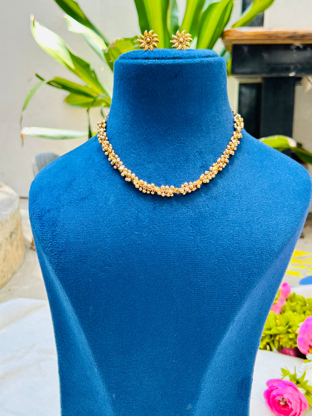 NECKLACE SET - PEPPER GOLD