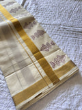 MUNDU / DHOTI – MEENOOTU/ FISH