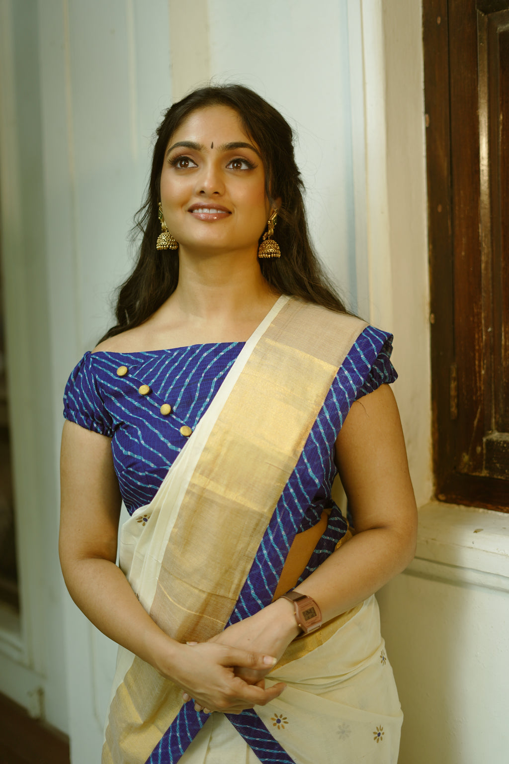 KERALA KASAVU - LEHRIYA BLUE