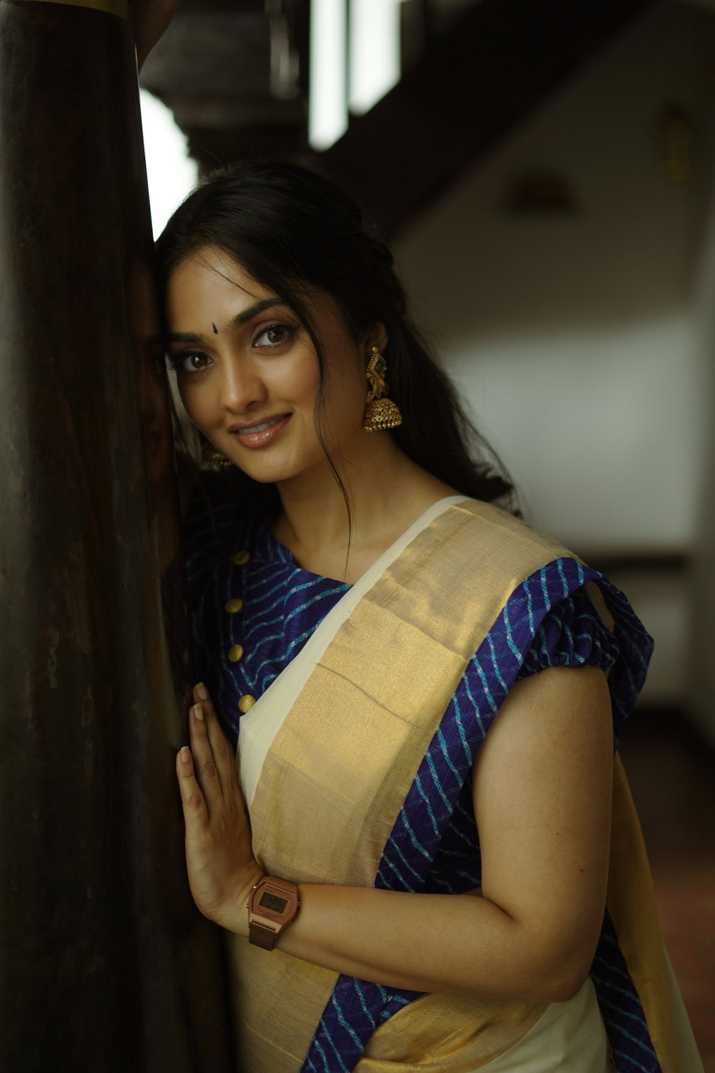 KERALA KASAVU - LEHRIYA BLUE