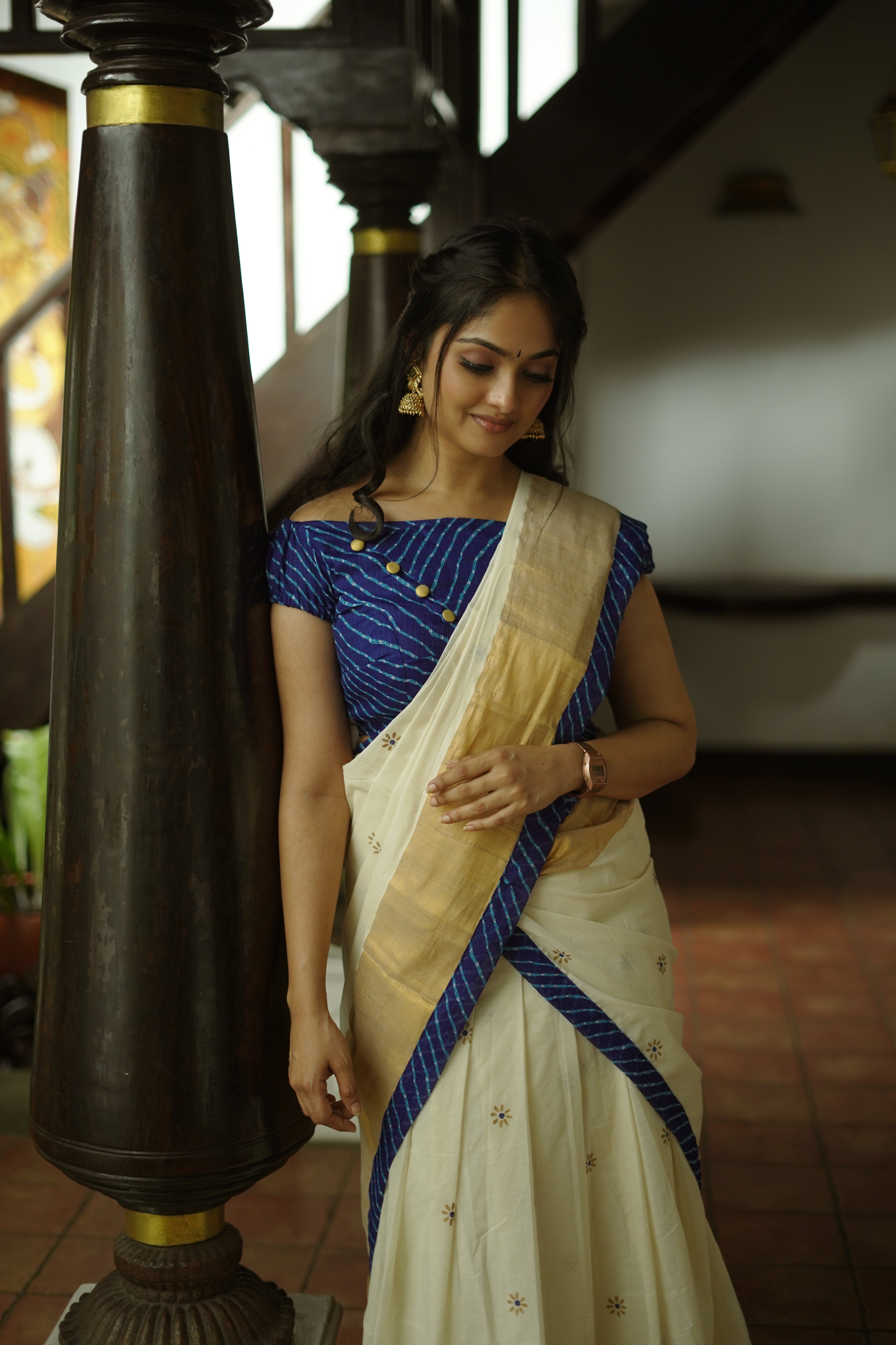 KERALA KASAVU - LEHRIYA BLUE