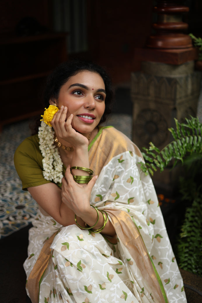 KERALA KASAVU - GREEN TULIP
