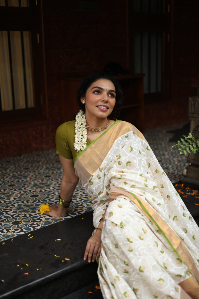 KERALA KASAVU - GREEN TULIP