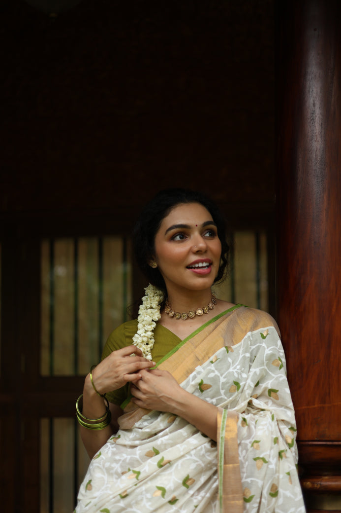 KERALA KASAVU - GREEN TULIP