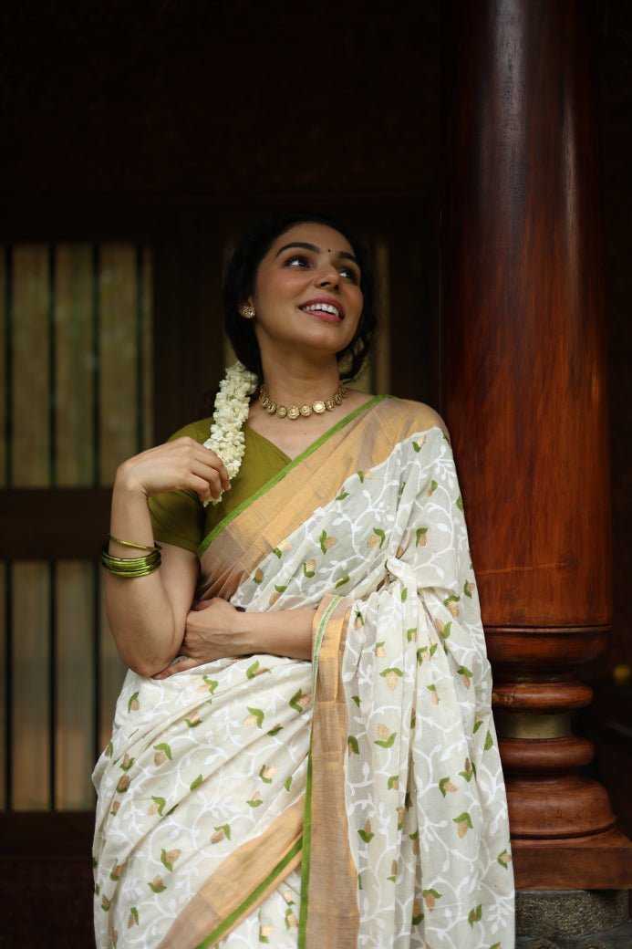 KERALA KASAVU - GREEN TULIP