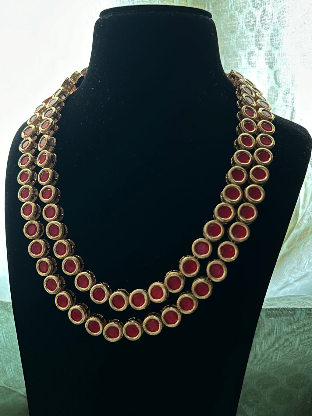 KUNDAN TWO LAYER - RED