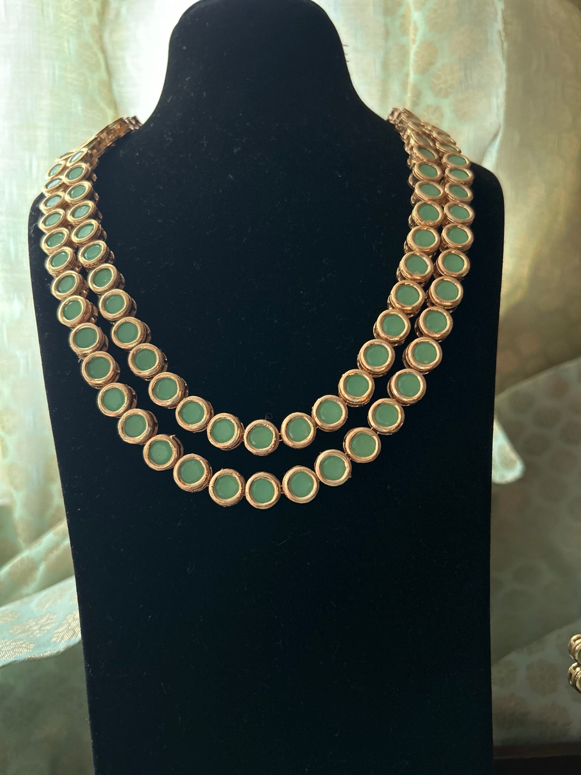 KUNDAN TWO LAYER - MINT GREEN