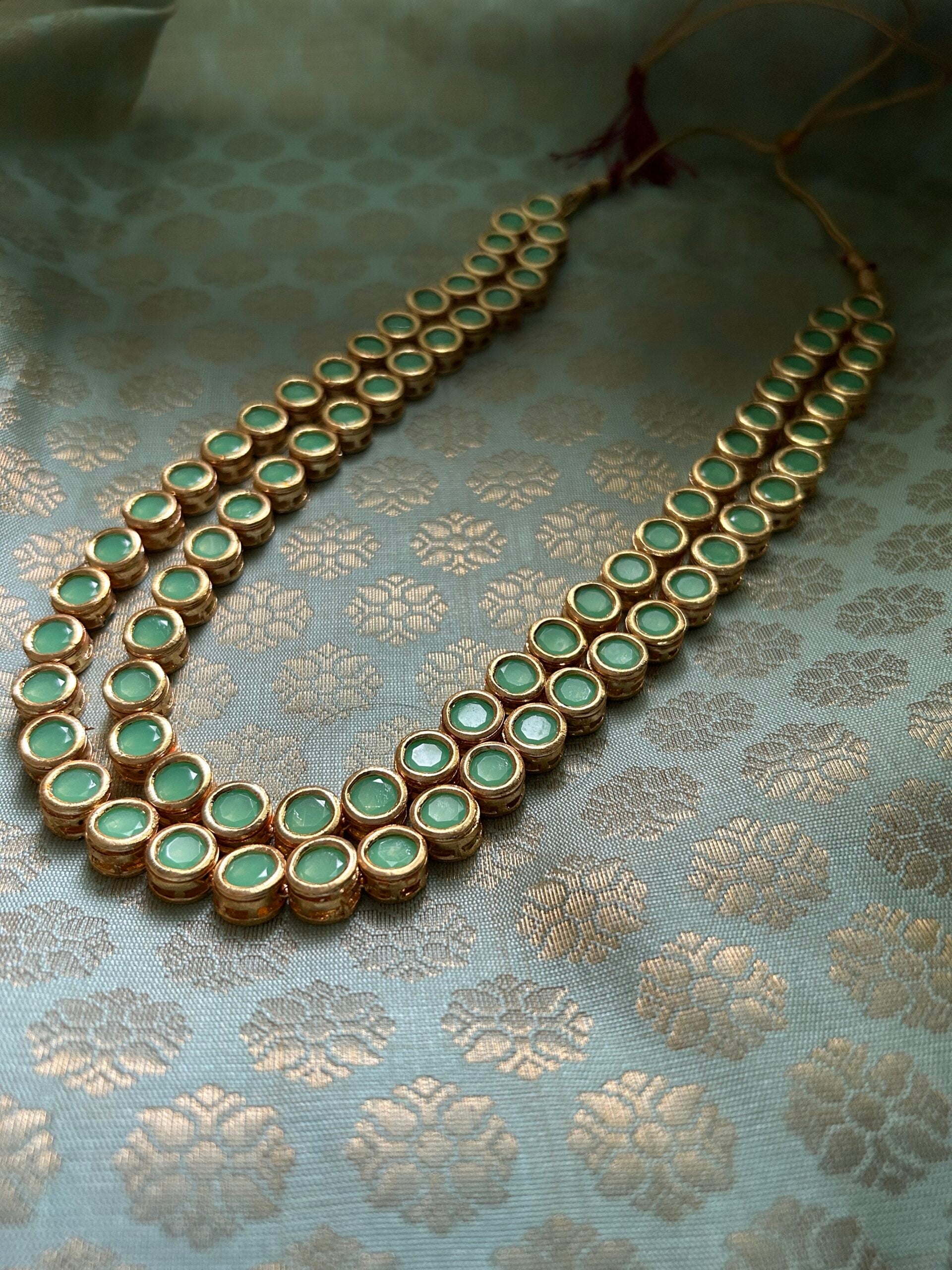KUNDAN TWO LAYER - MINT GREEN