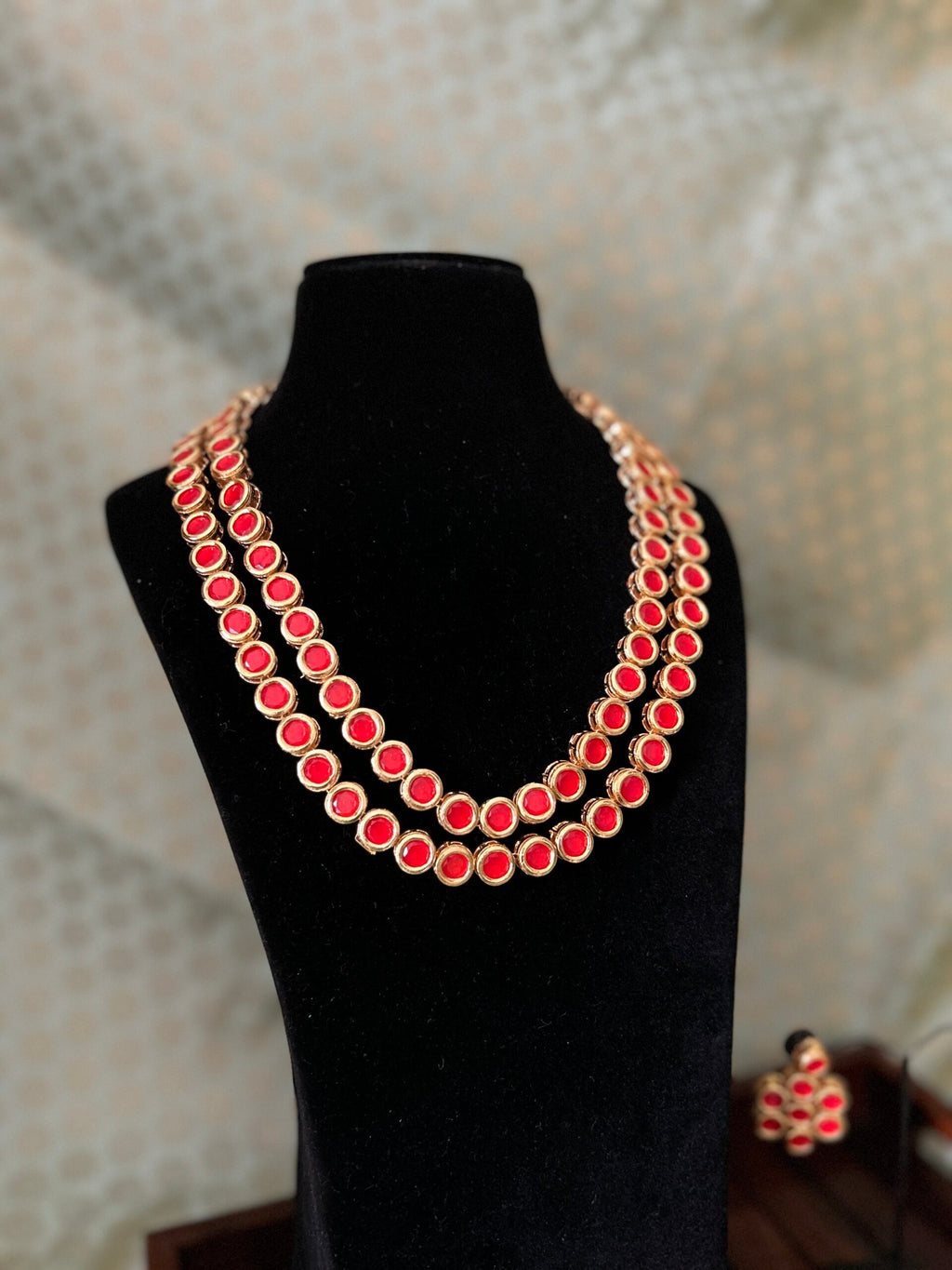 KUNDAN TWO LAYER - RED