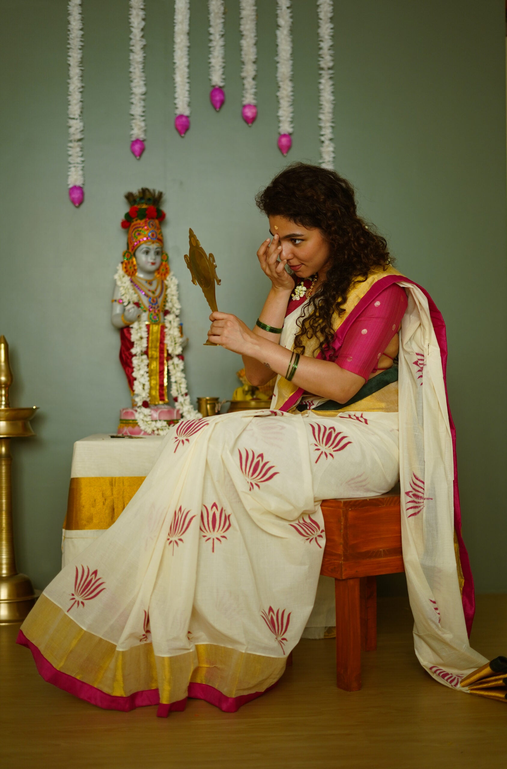 KERALA KASAVU - THAMARA PINK