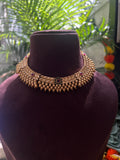 Varsha- Floral Red-Green Necklace