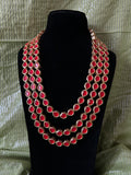 KUNDAN THREE LAYER - RED