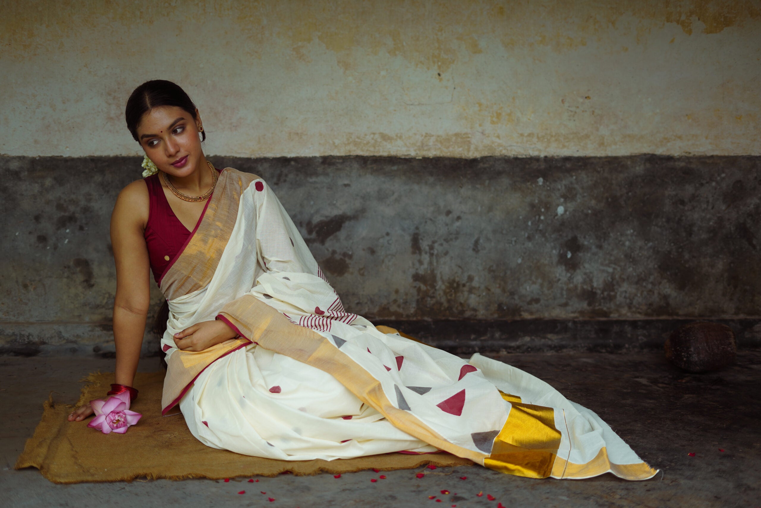 KERALA SAREE - GEOMETRIC
