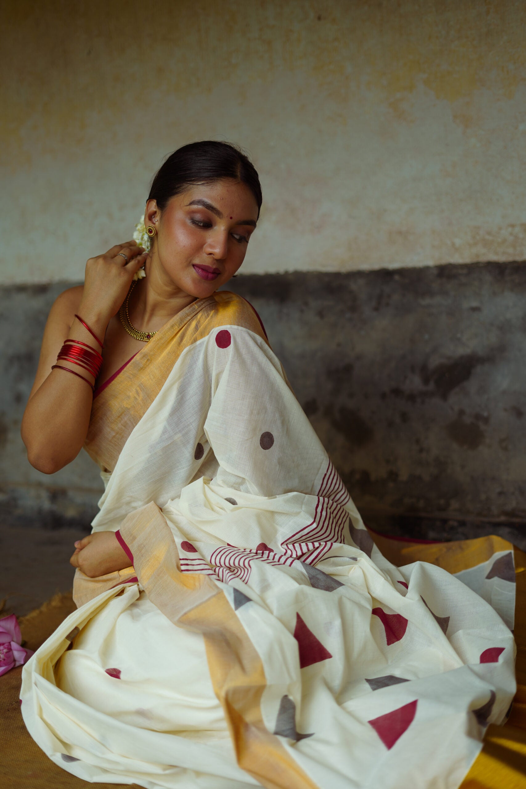 KERALA SAREE - GEOMETRIC