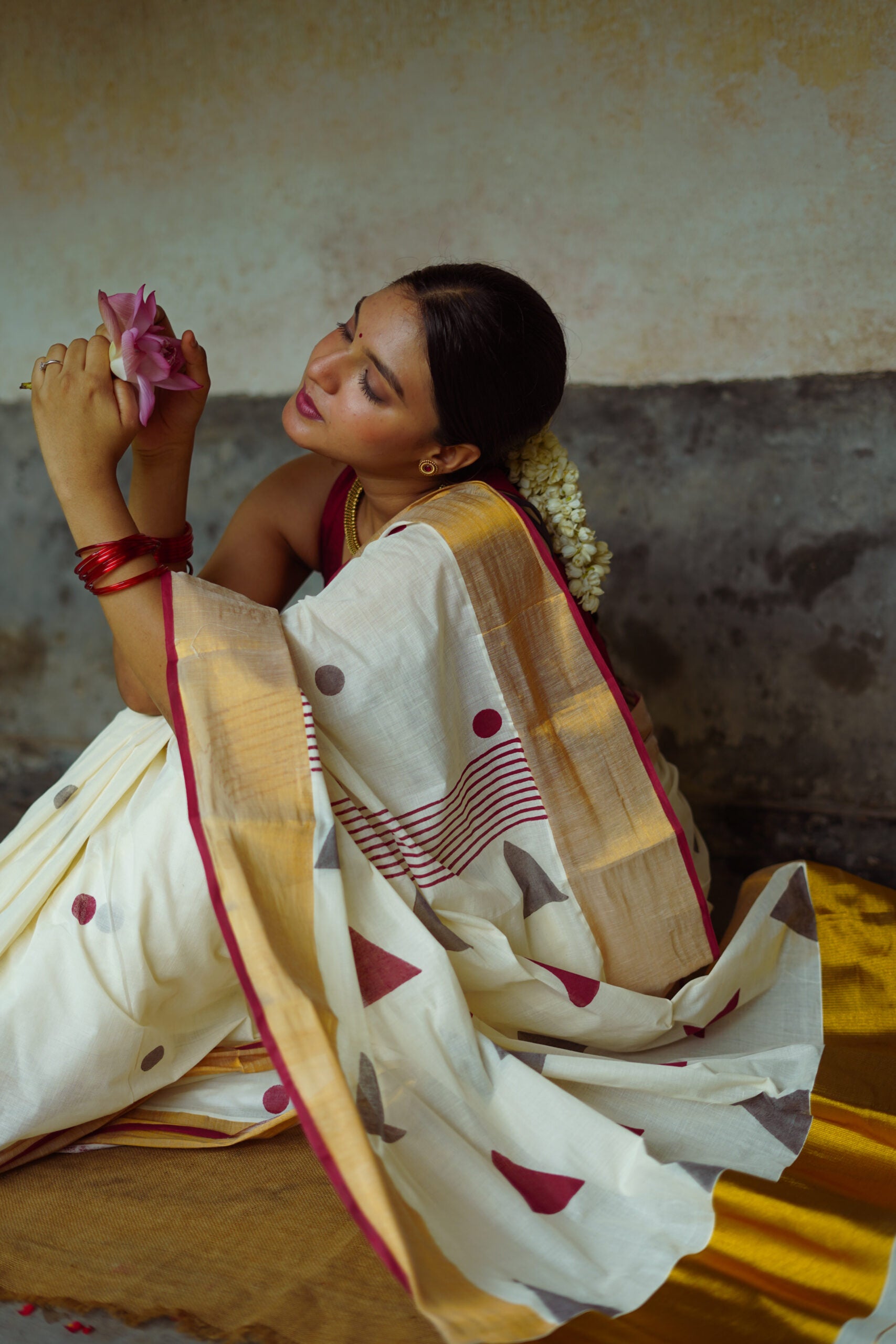 KERALA SAREE - GEOMETRIC