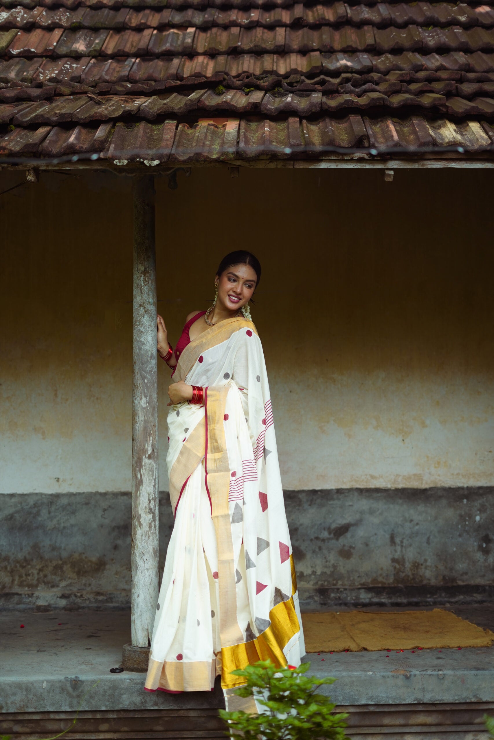 KERALA SAREE - GEOMETRIC