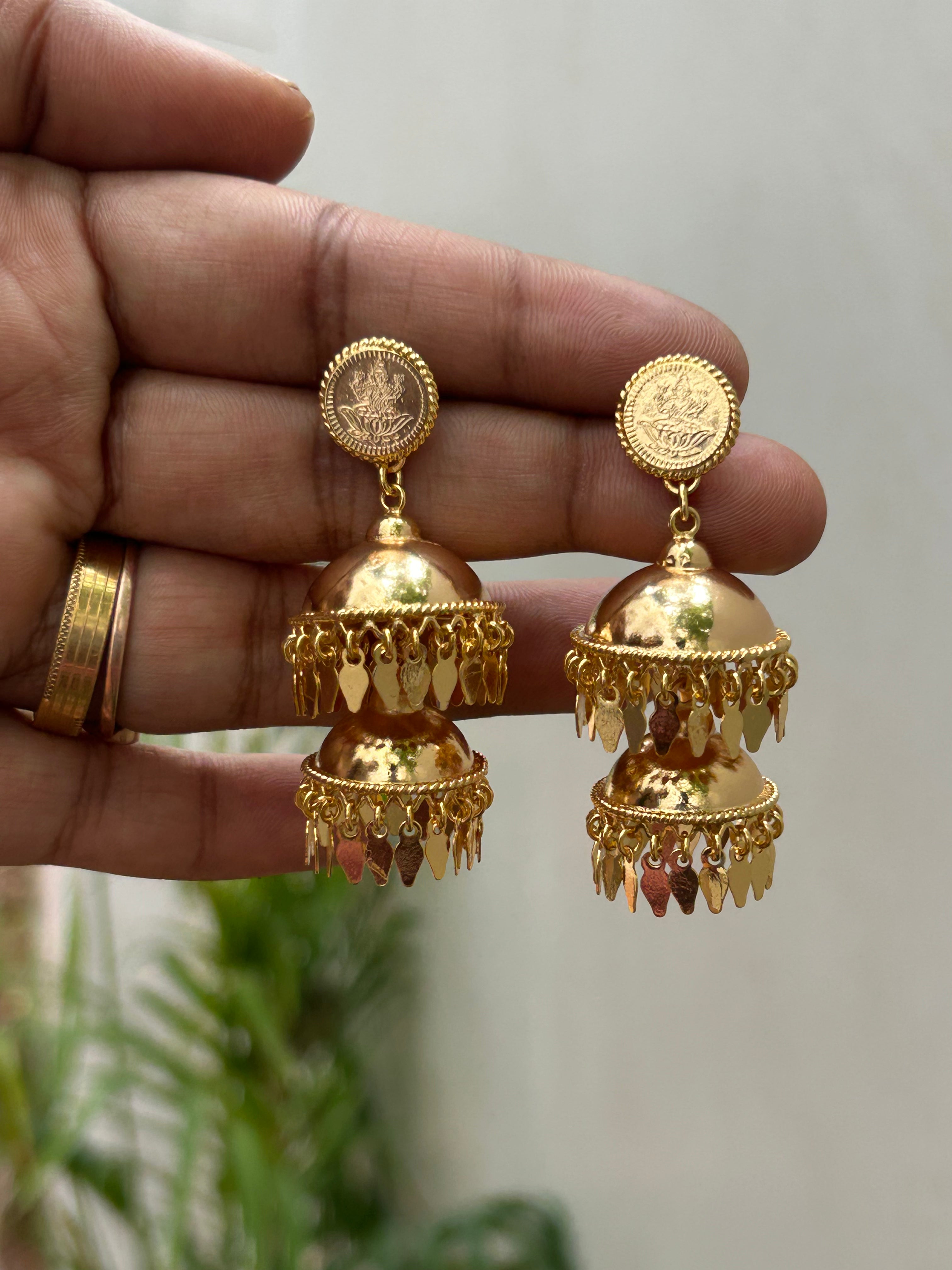 EARRINGS - ELAKATHALI JHUMKA