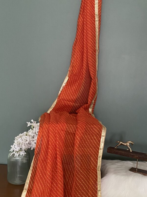 DUPATTA - KOTA LEHRIYA- ORANGE