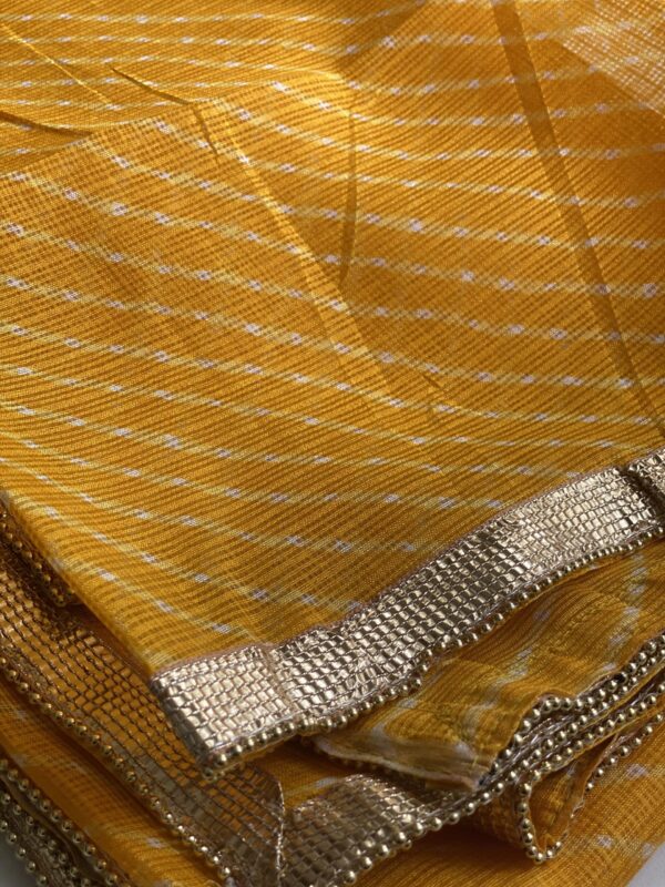 DUPATTA - KOTA LEHRIYA - YELLOW
