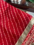 DUPATTA - KOTA LEHRIYA - RED