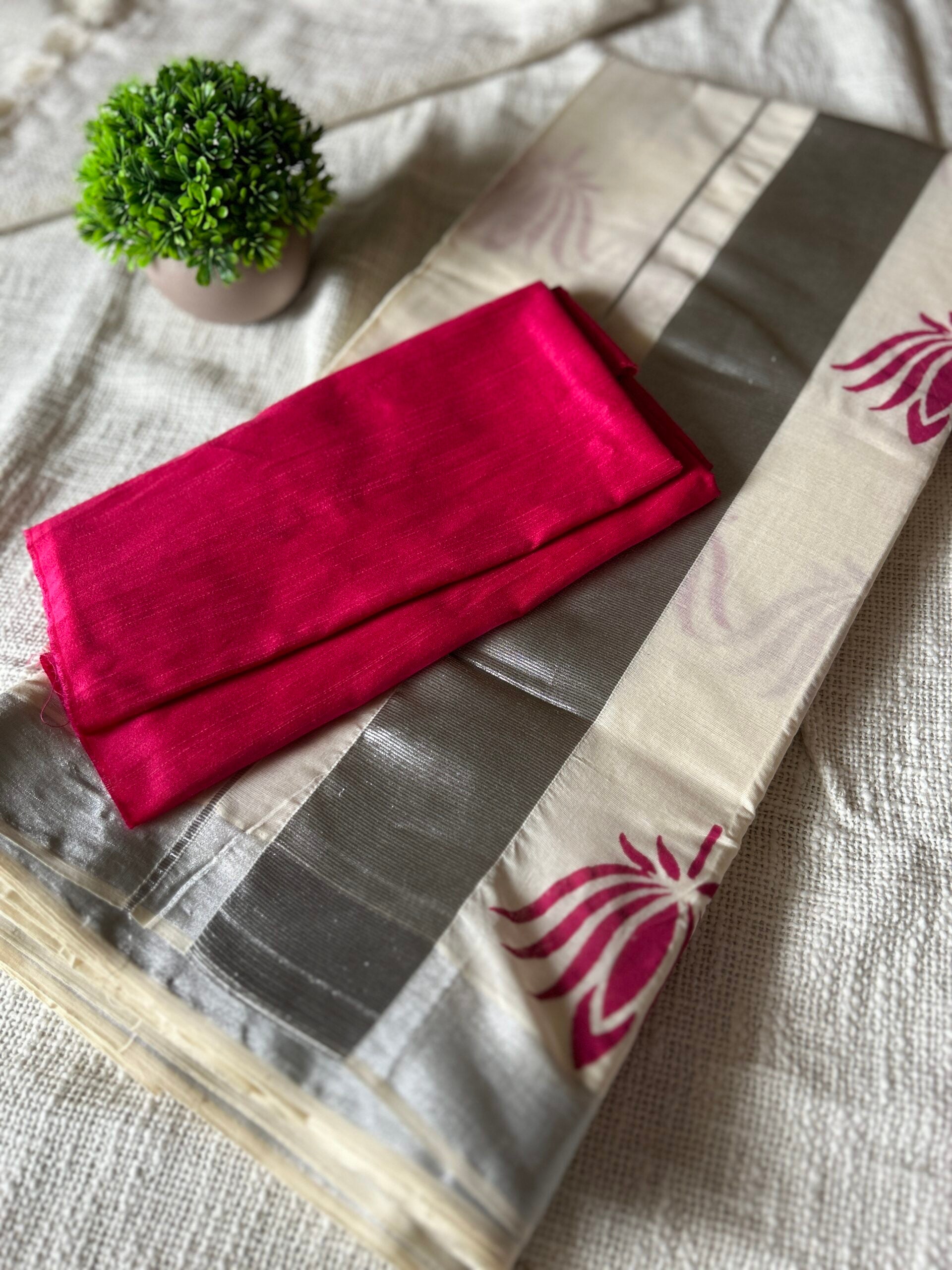KERALA SAREE - THAMARAA SILVER
