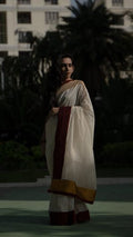 KERALA KASAVU - MANTHIRA - GANGA JAMUNA MAROON