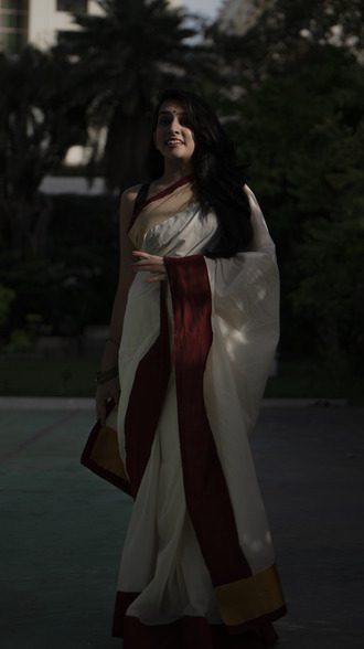 KERALA KASAVU - MANTHIRA - GANGA JAMUNA MAROON