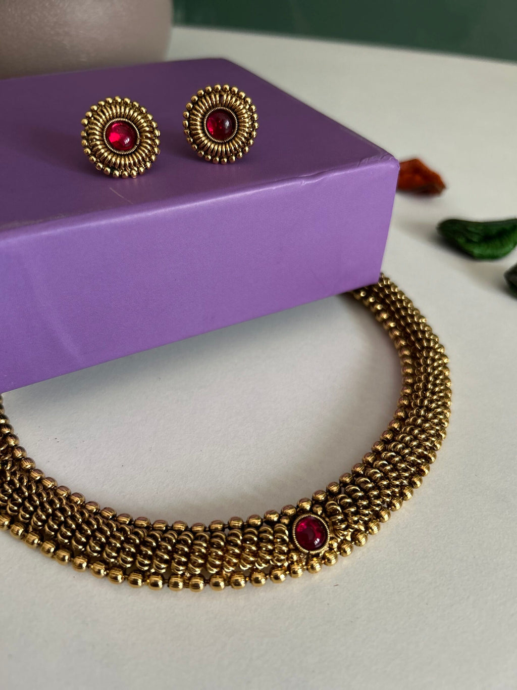 NECKLACE SET - RUBY