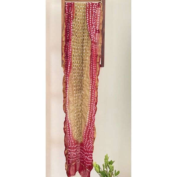 DUPATTA - BANDHINI - ORANGE