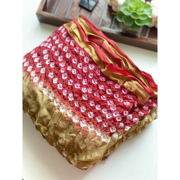 DUPATTA - BANDHINI - ORANGE