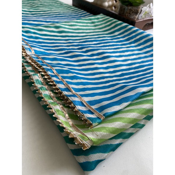 DUPATTA - LEHRIYA CHINON - BLUE