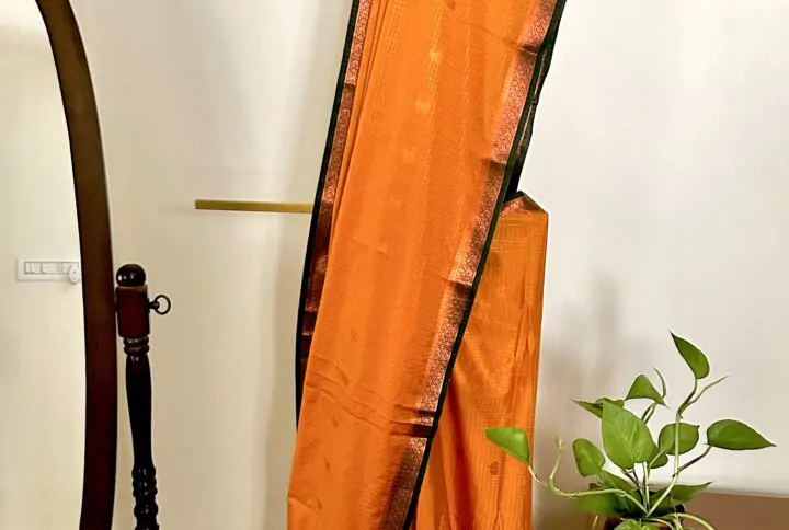 THARAIGAI – AN ODE TO KATTAM – PUMPKIN ORANGE